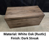 Amish Handmade Trunk - Toy Box - Storage Box - Vintage Chest Box - Rustic - Keepsake Box - Antique - Hope Chest - Blanket Chest - Hobby Box
