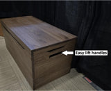 Amish Handmade Trunk - Toy Box - Storage Box - Vintage Chest Box - Rustic - Keepsake Box - Antique - Hope Chest - Blanket Chest - Hobby Box