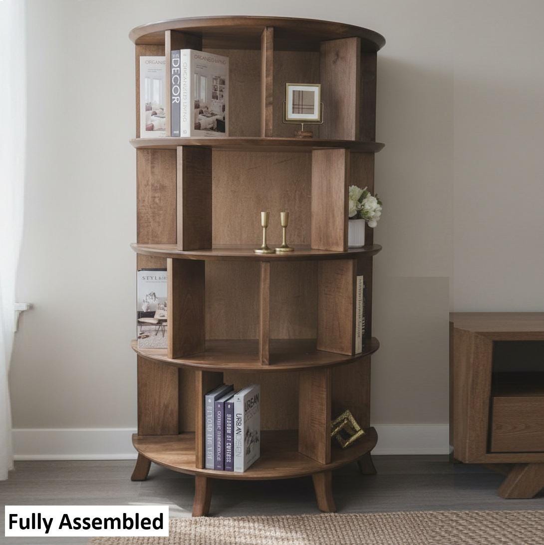 Bookcase - Amish Handmade Bookshelf - Farmhouse - Organizer - Books - Wooden - Rustic - Case Goods - Home - Multipurpose Cabinet - Shelves