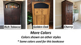Wide Bookcase 4ft, Primitive Furniture Rustic Organizer Book Shelf Amish Made Furniture For Book Lovers Rustic Unique Antique Home Study