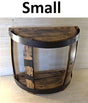 Barrel Wine Cabinet - End Table - Amish Handmade - Liquor Cabinet - Glass Holder - Pantry Whiskey Barrel - Display - Vintage - Glass Rack