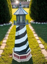 Solar lighthouse, Amish handmade, solar powered, lawn decorations, lawn ornaments, backyard decor, landmark replica