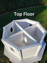 Copper Roof Poly Birdhouse Amish Handmade 2 Story Extra Large, 8 Nesting Compartments - Home & Living:Outdoor & Gardening:Feeders & Birdhouses:Birdhouses