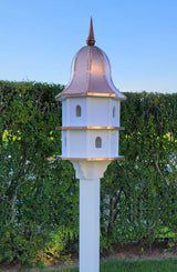 Copper Roof Poly Birdhouse Amish Handmade 2 Story Extra Large, 8 Nesting Compartments - Home & Living:Outdoor & Gardening:Feeders & Birdhouses:Birdhouses