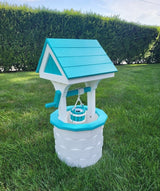 Wishing wells, garden wishing wells, homemade wishing wells, decorative wishing well, garden wishing well, decorative wood well, garden decoration, garden well, poly wishing wells, garden ornament