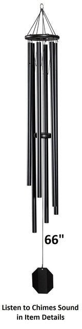 30"-66" Wind Chimes Amish Handmade - Deep Tone - Aluminum Tubes - Sound Healing - Outdoor Decor - Wind - Wind Bells - Meditation - Nature