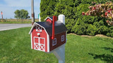 Dutch barn, Amish handmade, country mailbox, decorative mailboxes, unique mailboxes, better home and garden cool mailboxes, mailbox on post