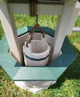 Garden Wishing Well- Yard Wishing Well - Poly - Amish Handmade