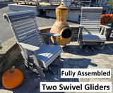 Poly, adirondack, pub table, outdoor furniture, glider, swivel chair, upholestered, back rest