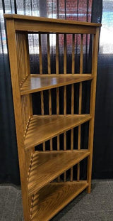 Amish Handmade Corner Cabinet - Corner Display - Multipurpose Cabinet - Bookcase - Kitchen Cabinet - Primitive - Rustic - Case Goods - Home