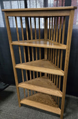 Amish Handmade Corner Cabinet - Corner Display - Multipurpose Cabinet - Bookcase - Kitchen Cabinet - Primitive - Rustic - Case Goods - Home