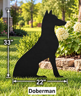Amish Handmade Dog Silhouettes - Garden Stake - Gift - Lawn Art - Wildlife Decor - Backyard - Outdoor Decoration - Dog Lovers - Yard Decor