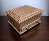 X-Large Amish Handmade Jewelry Box - Storage Box - Jewelry Organizer - Rustic - Keepsake Box - Jewelry Box with Drawer - Exquisite - Display