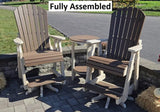 Poly, adirondack, pub table, outdoor furniture, glider, swivel chair, upholestered, back rest