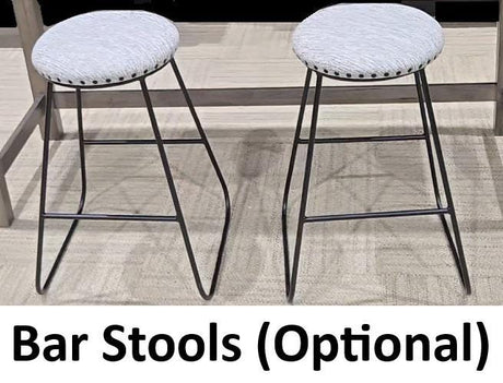 Amish Handmade Table Set with Bar Stools - Home Décor - Farmhouse Furniture - Primitive - Living Room - Organizer - Drawer - Case Goods