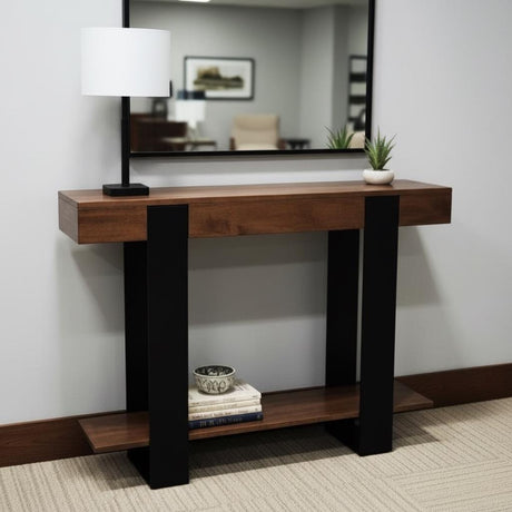 Amish Handmade Console Table - Furniture - Office Table - Home Décor - Farmhouse - Country Decor - Primitive - Living Room Table - Organizer