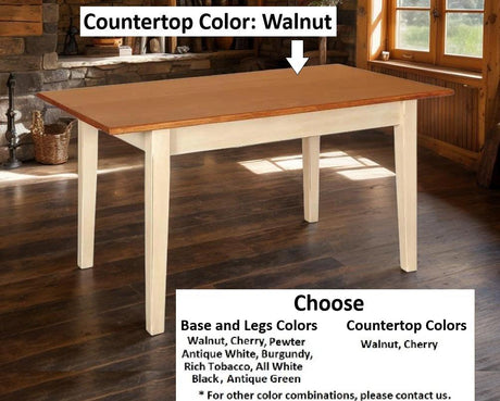 Dining Table - Amish Handmade - Furniture - Living Room Table - Home Décor - Farmhouse - Country Decor - Primitive - Rustic Table - Dining