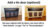 TV Stand - 3 Door Cabinet - Primitive - Storage - TV Cabinet - Amish Handmade - Multipurpose Cabinet - Rustic - Case Goods - Fully Assembled