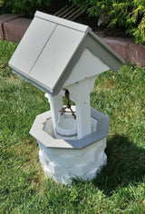 Wishing wells, garden wishing wells, homemade wishing wells, decorative wishing well, garden wishing well, decorative wood well, garden decoration, garden well, poly wishing wells, garden ornament