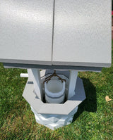 Garden Wishing Well- Yard Wishing Well - Poly - Amish Handmade