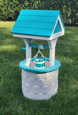 Garden Wishing Well- Yard Wishing Well - Poly - Amish Handmade