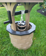 Garden Wishing Well- Yard Wishing Well - Poly - Amish Handmade