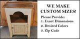 Shelf Stand - Amish Furniture - End Table - Home Décor - Nightstand - Living - Book Shelf - Amish Handmade - Fireplace - Bathroom Cabinet