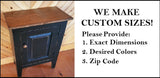 Handmade Cabinet - Fully Assembled - Nightstand - Home Décor - Primitive Cabinet - Fireplace Cabinet - Bathroom Cabinet - Kitchen Cabinet