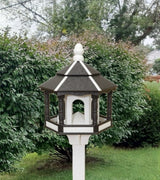 Bird Feeder Poly Gazebo X-Large 6 Sided Arched Amish Handmade