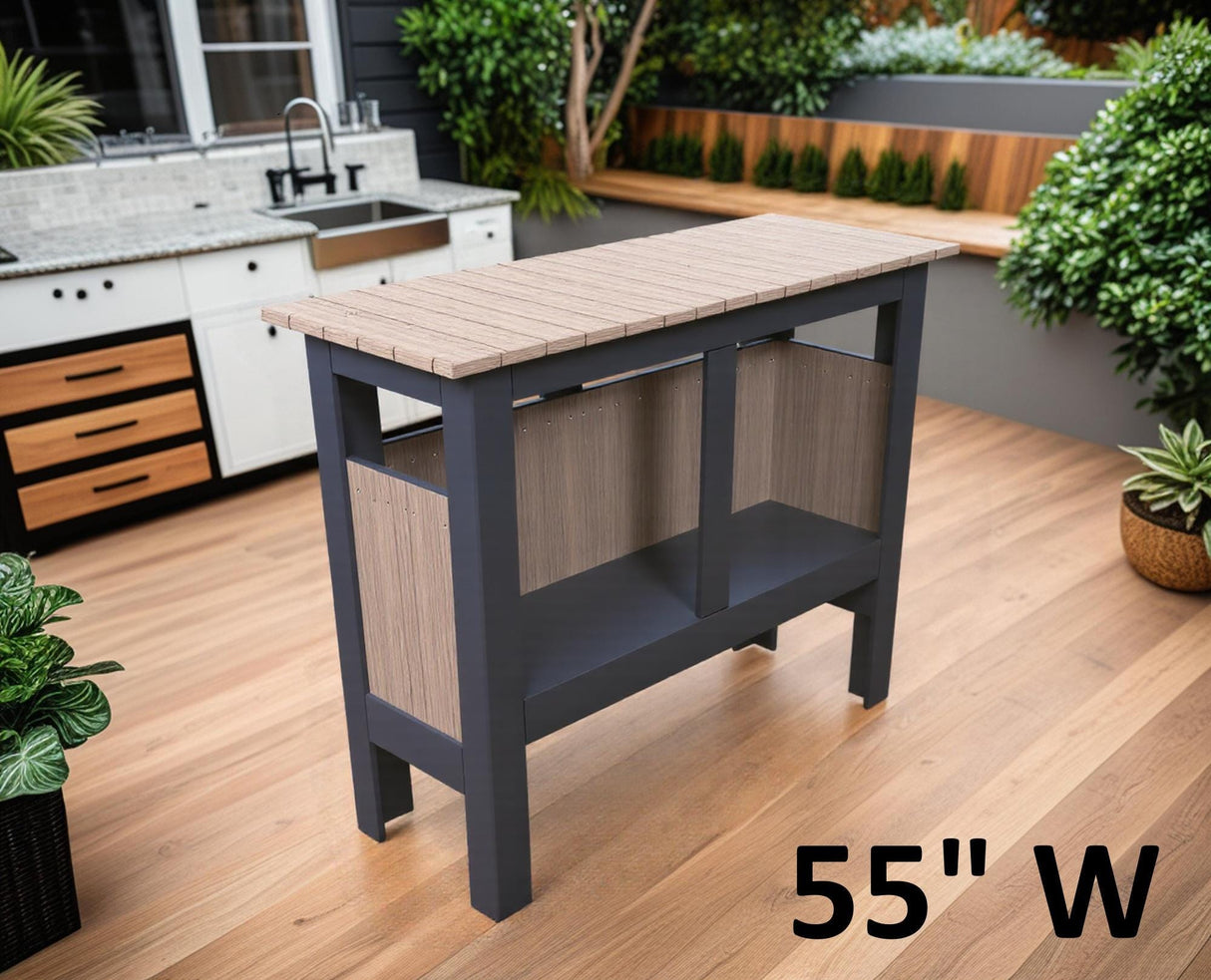 Amish Handmade Bar - Barstool Set - Poly - Swivel - Pub Chairs - Outdoor Furniture - Table Set - Dining Table - Outdoors - Backyard - Patio