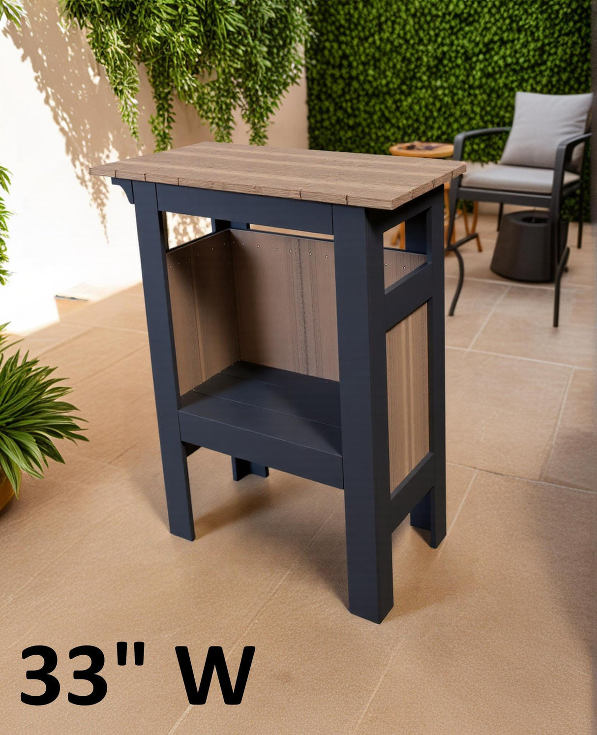 Amish Handmade Bar - Barstool Set - Poly - Swivel - Pub Chairs - Outdoor Furniture - Table Set - Dining Table - Outdoors - Backyard - Patio