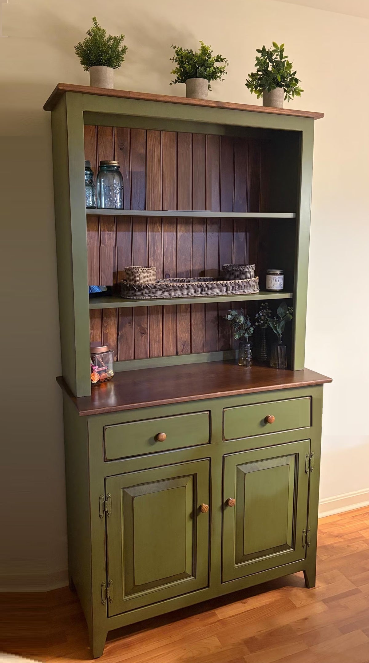 Amish Handmade Bookcase Cabinet - Large Cabinet - Multipurpose Cabinet - Farmhouse -Organizer - Storage - Rustic - Case Goods - Home Decor