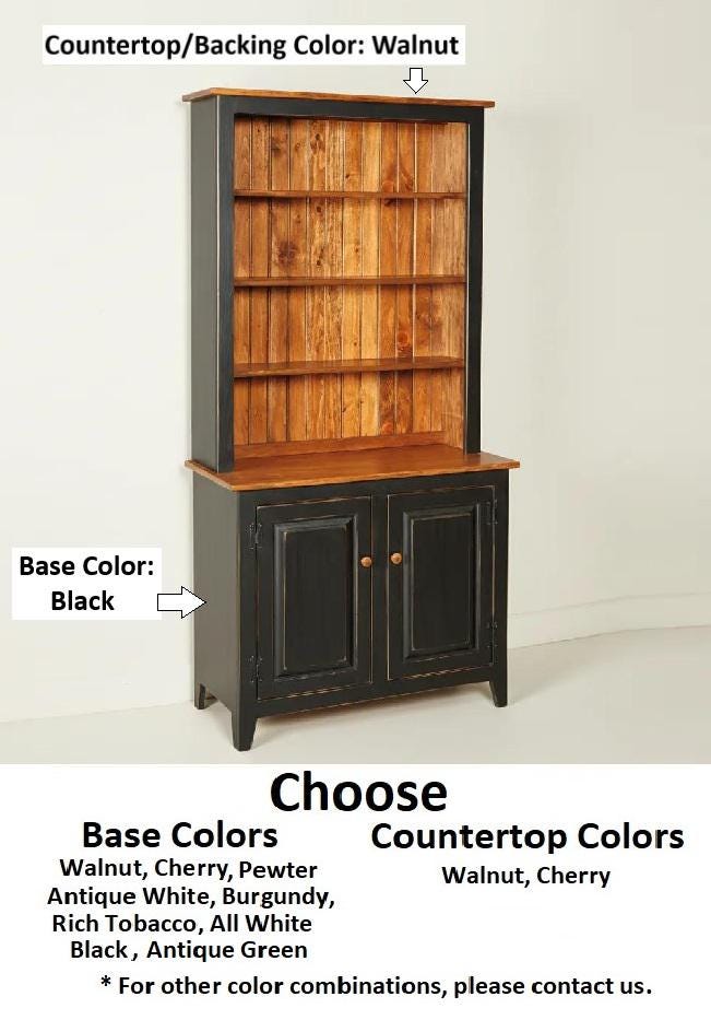 Amish Handmade Bookcase Cabinet - Large Cabinet - Multipurpose Cabinet - Farmhouse -Organizer - Storage - Rustic - Case Goods - Home Decor