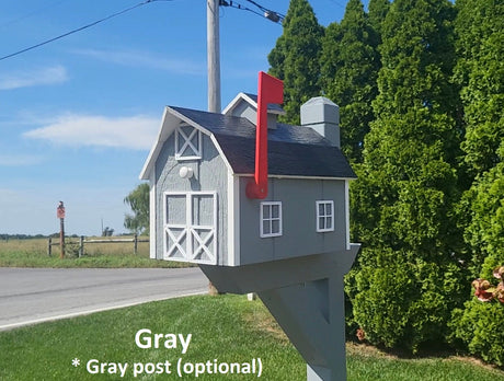 Planter for Mailbox Post, White, Weather Resistant Poly Lumber, Fits All Mailbox Posts!