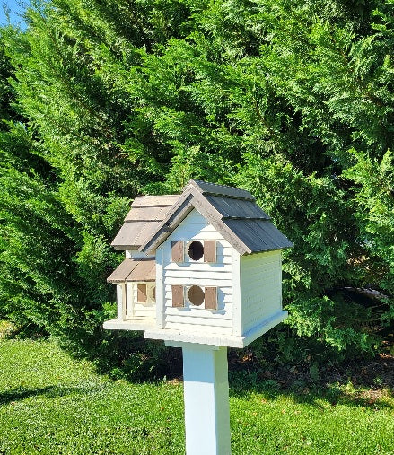 Purple Martin Amish Handmade Bird House With 6 Nesting Compartments