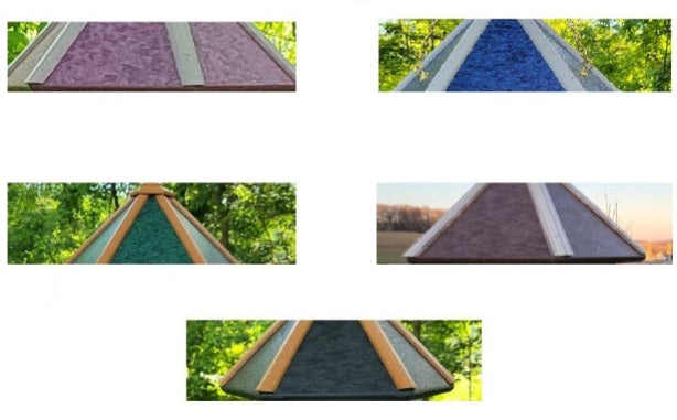 Poly Bird House - Amish Handmade - 1 Nesting Compartment - Weather Resistant - Bird Lovers - Outdoors - Garden - Backyard - Bird Sanctuary