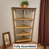 Amish Handmade Corner Cabinet - Corner Display - Multipurpose Cabinet - Bookcase - Kitchen Cabinet - Primitive - Rustic - Case Goods - Home