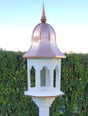 Octagon Copper Roof Poly Bird Feeder Amish Handmade Extra Large