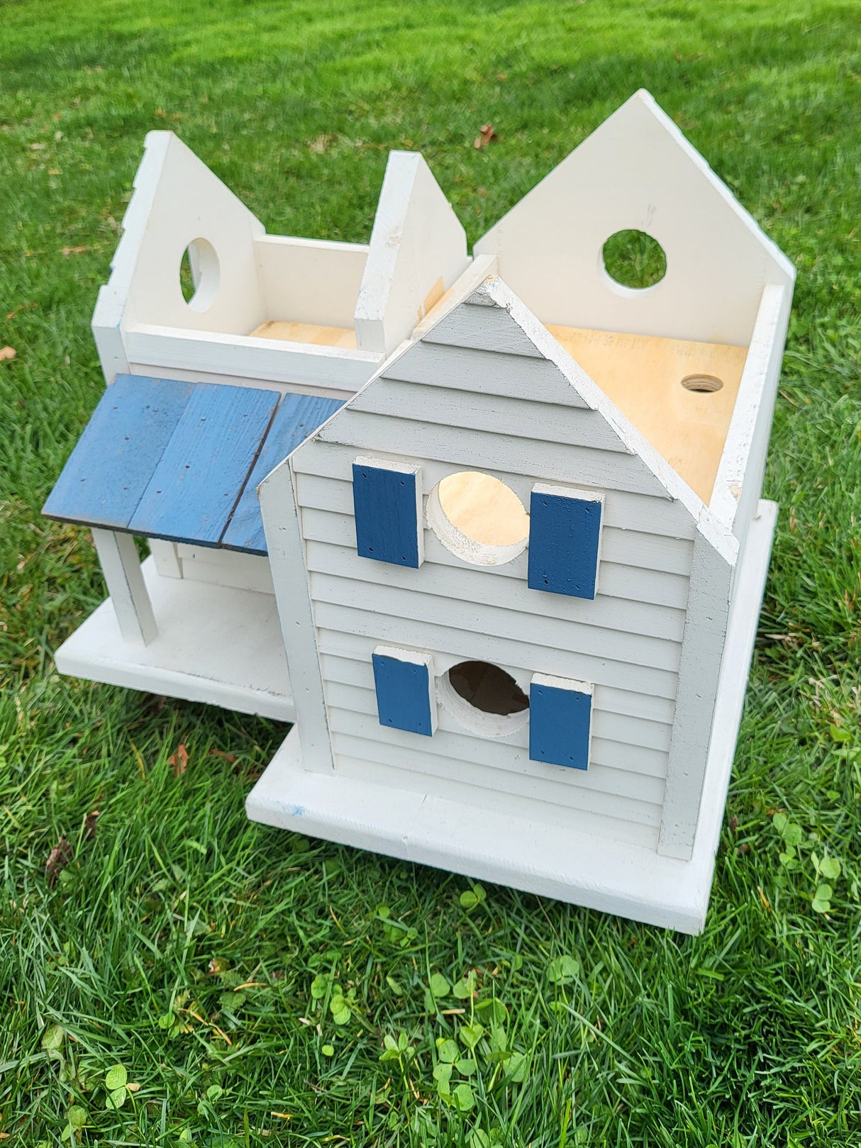 Purple Martin Bird House Amish Handmade 6 Nesting Compartments Birdhouse Outdoor