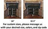 2 Door Cabinet - Fully Assembled - TV Stand - Primitive - Storage - TV Cabinet - Home Décor- Amish Handmade - Multipurpose Cabinet - Rustic