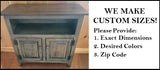2 Door Cabinet - Fully Assembled - TV Stand - Primitive - Storage - TV Cabinet - Home Décor- Amish Handmade - Multipurpose Cabinet - Rustic