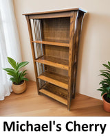 Bookshelf Amish Handmade Furniture Rustic Bookcase Organizer Shelf Bookcase Decor Home Furniture Rustic Book Shelf Unique Furniture Antique