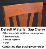 Dining Chair Set Amish Handmade Furniture Farmhouse Furniture Rustic Chair Vintage Cushions Upholstered Backrest Chair For Living Room