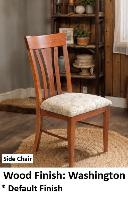 Dining Chair Set Amish Handmade Furniture Farmhouse Furniture Rustic Chair Vintage Cushions Upholstered Backrest Chair For Living Room