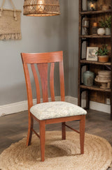 Dining Chair Set Amish Handmade Furniture Farmhouse Furniture Rustic Chair Vintage Cushions Upholstered Backrest Chair For Living Room