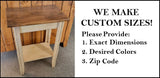 End table - Fully Assembled - Home - Nightstand - Furniture - Amish Handmade- Nightstand - Fireplace - Bathroom Cabinet - Country Decor