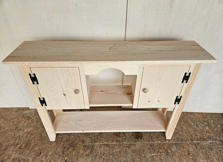 2 Door Cabinet - Fully Assembled - Sideboard - TV Stand - Primitive - Storage - Home Décor - Amish Handmade - Multipurpose Cabinet - Rustic