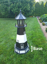 Tybee Island Solar Lighthouse - Amish Handmade - Landmark Replica - Lawn Lighthouse - Garden Decoration
