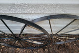 Metal Wheels  - Wagon Wheels - Buggy Wheels- Carriage Wheels - Amish Handmade - Country Decor- Primitive - Crafts