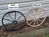 Wooden Hub Wheels  - Wagon Wheels - Buggy Wheels - Wooden Cart Wheels - Amish Handmade - Country Decor- Primitive - Crafts